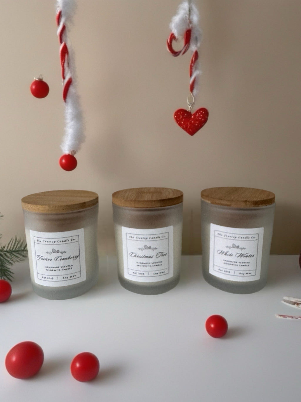 Christmas Luxury Glass Candle