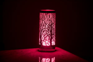 Colour changing LED aroma lamp