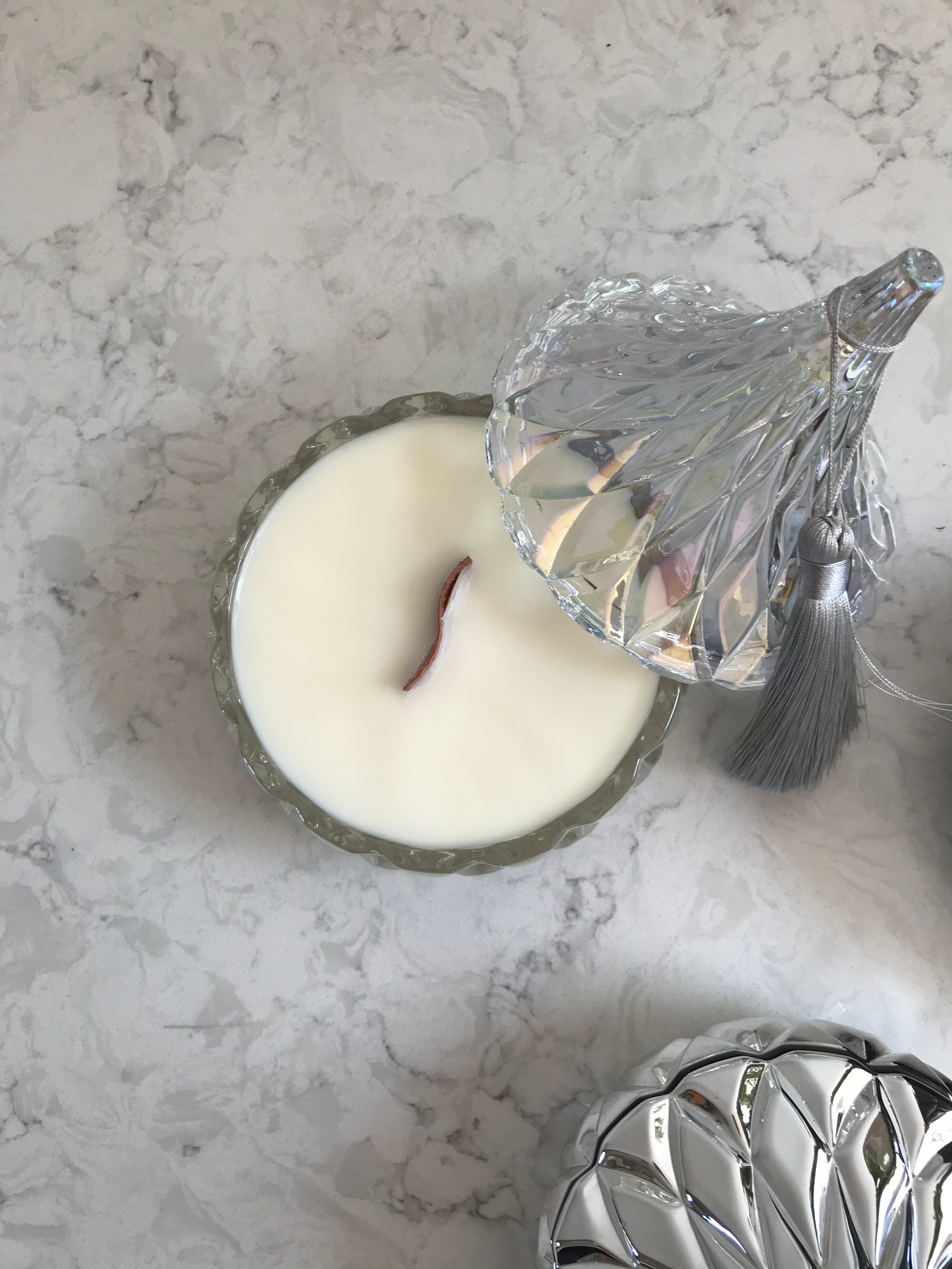 Hershey Kisses Luxury Candle with "S" wick